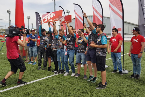 Iberian Drone League Race Tattu pilots