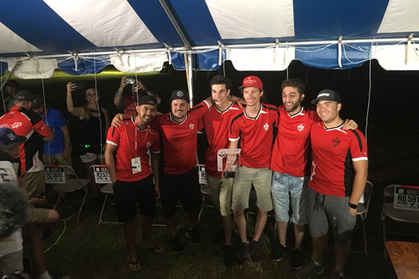 Team Canada FPV（there are 2 of Tattu pilots on the team- Gabriel Kocher and Eli Abitbol） 3rd place