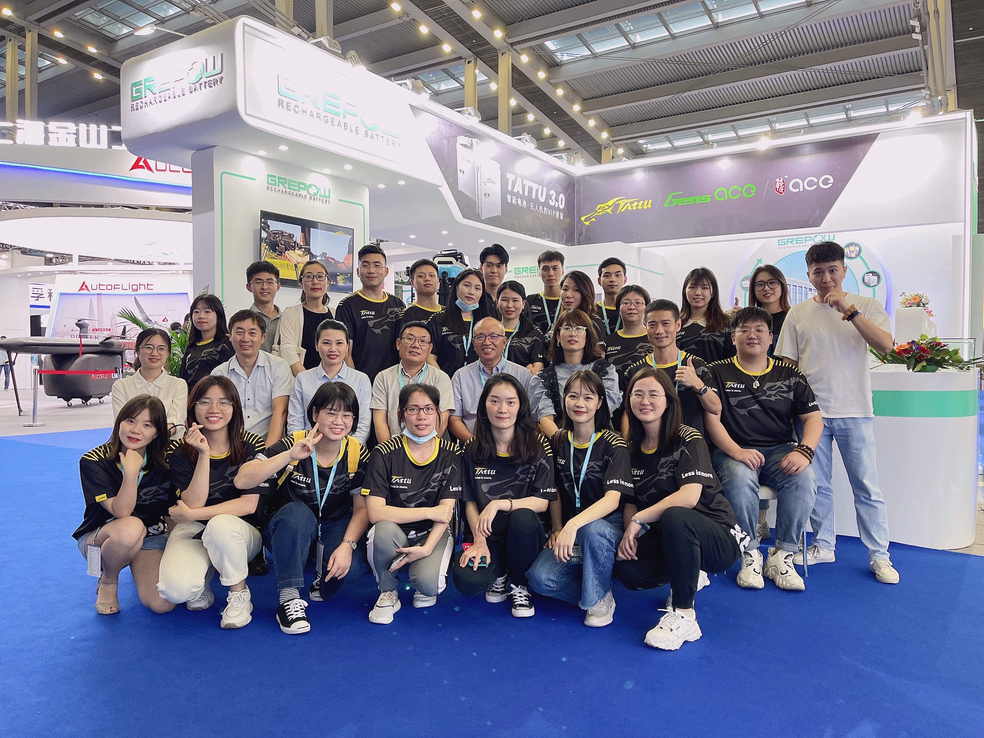 Grepow Tattu Team done the drone world expo