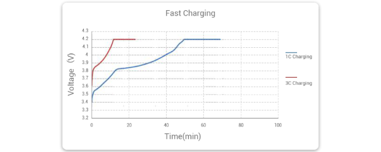 High Discharge battery Fast Charging test