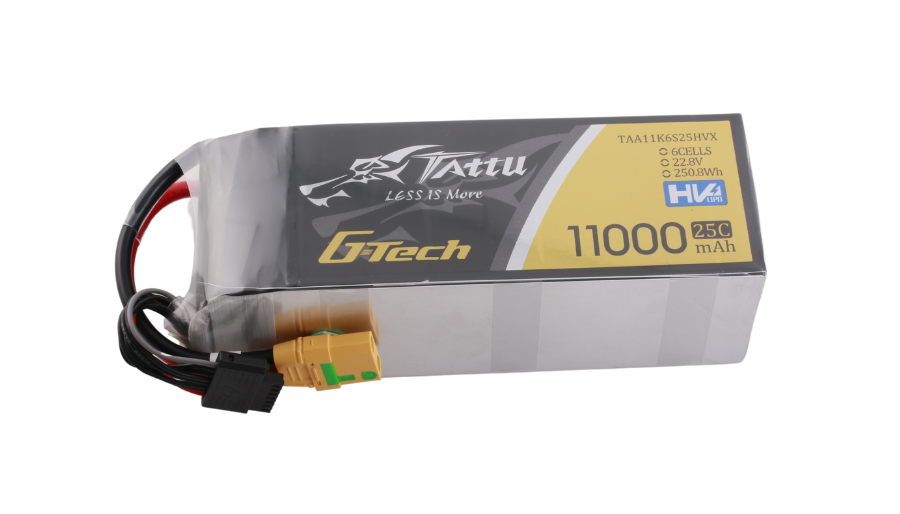 Tattu G-Tech 6S 11000mAh 22.8V 25C HV Lipo Drone Battery For UAV