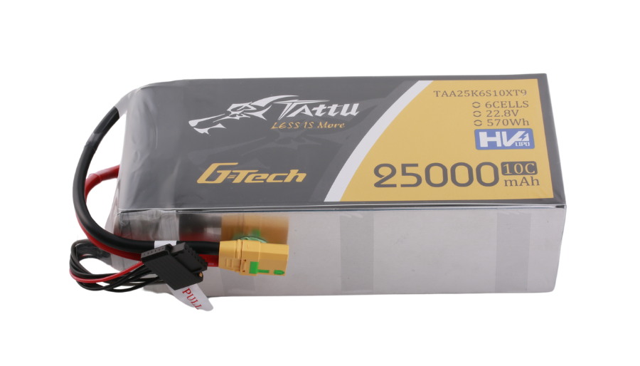 Tattu G-Tech 6S 25000mAh 22.8V 10C HV Lipo Drone Battery For UAV