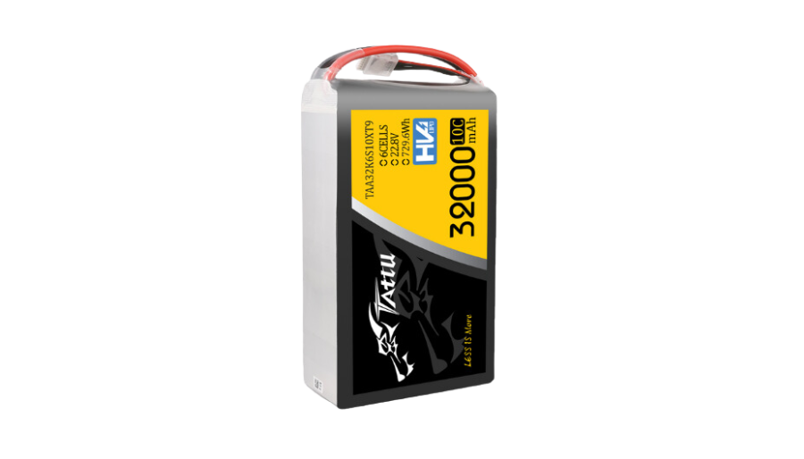 Tattu 6S 32000mAh 22.8V 10C HV Lipo Drone Battery For UAV