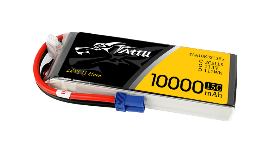 Tattu 3S 10000mAh 11.1V 15C Lipo Drone Battery For UAV