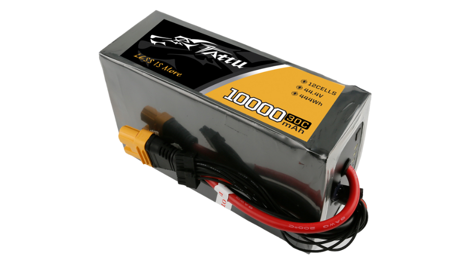 Tattu 12S 10000mAh 44.4V 30C Lipo Drone Battery for UAVs