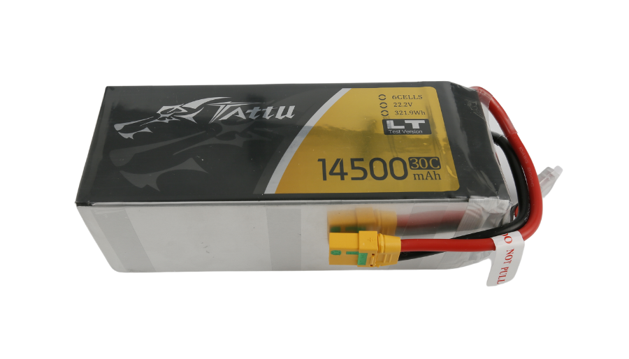 Tattu Low-Temperature Version 14500mAh 6S 22.2V 30C UAV Lipo Battery