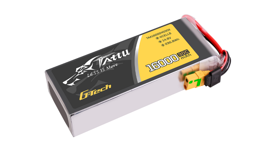 Tattu G-Tech 4S 16000mAh 14.8V 30C Lipo Drone Battery For UAV