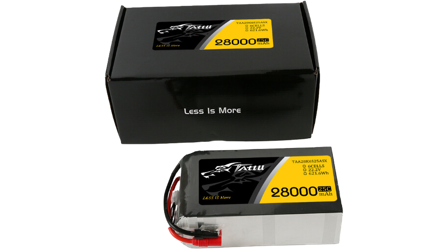 Tattu 6S 28000mAh 22.2V 25C Lipo Drone Battery for UAVs