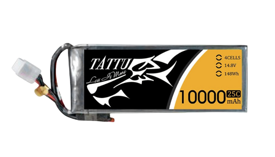 Tattu 4S 10000mAh 14.8V 25C Lipo Drone Battery 