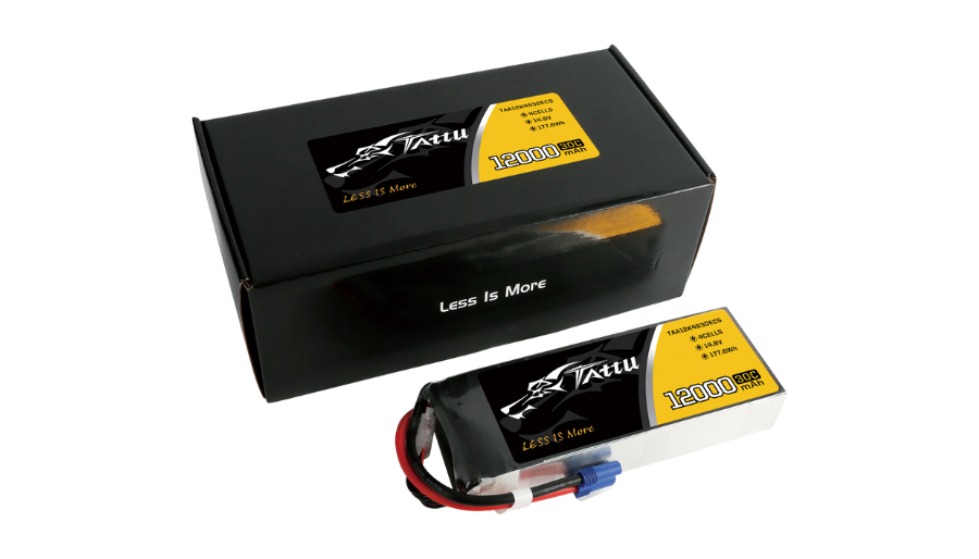 Tattu 4S 12000mAh 14.8V 30C Lipo Drone Battery For UAV