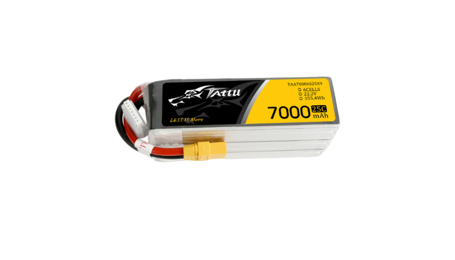 Tattu 6S 7000mAh 22.2V 25C Lipo Drone Battery for UAVs