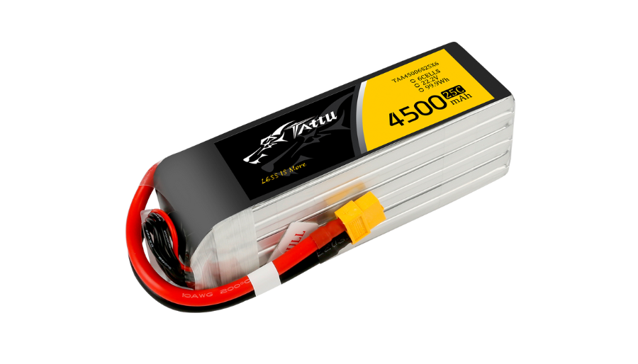 Tattu 6S 4500mAh 22.2V 25C Lipo Drone Battery for UAVs