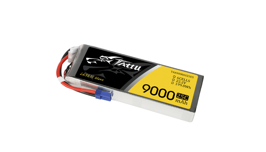 Tattu 6S 9000mAh 22.2V 25C Lipo Drone Battery for UAVs