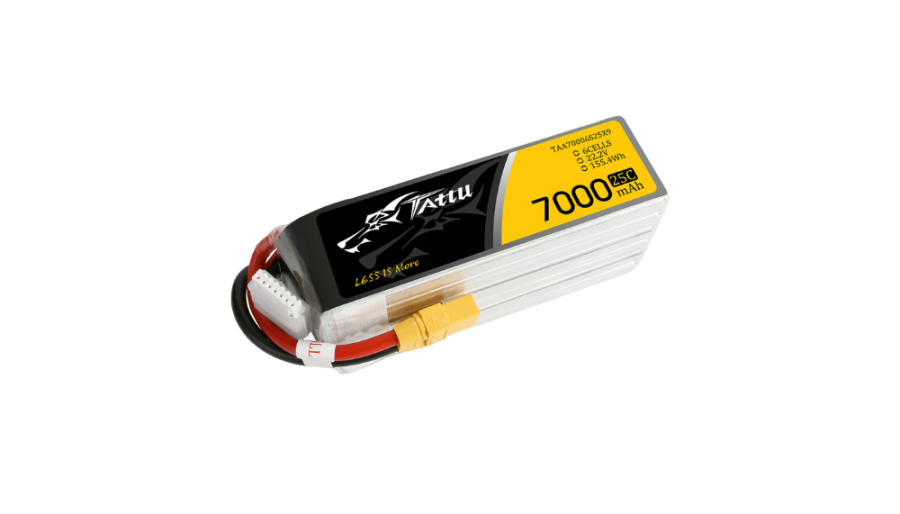 Tattu 6S 7000mAh 22.2V 25C Lipo Drone Battery for UAVs