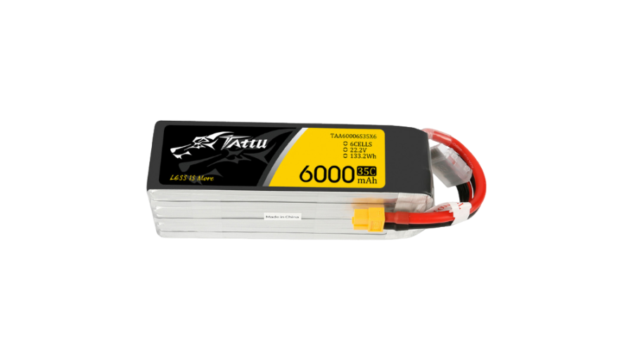 Tattu 6S 6000mAh 22.2V 35C Lipo Drone Battery for UAVs