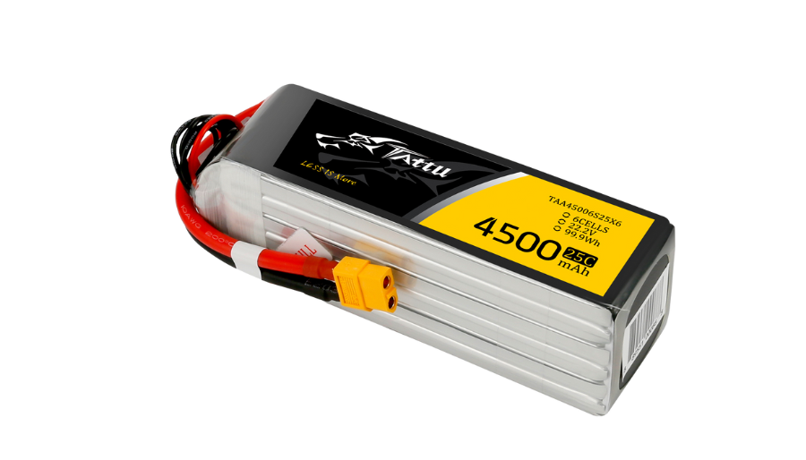 Tattu 6S 4500mAh 22.2V 25C Lipo Drone Battery for UAVs