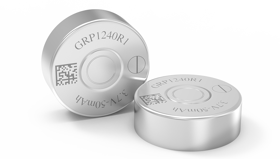 GRP1240R1 Rechargeable Lithium-Ion Coin Cell Battery