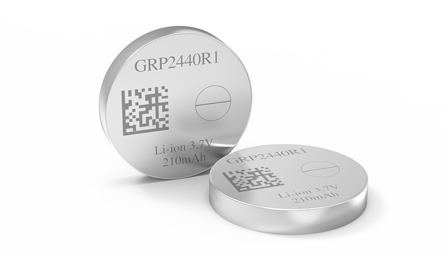 GRP2440R1 Rechargeable Lithium-Ion Coin Cell Battery