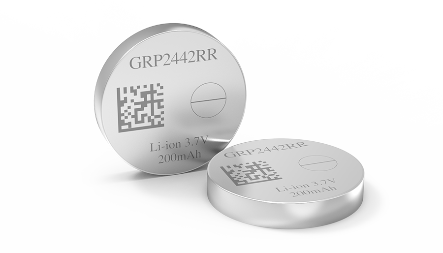 GRP2442RR Rechargeable Lithium-Ion Coin Cell Battery