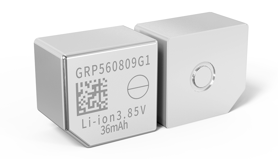 GRP560809G1 Metal Casing Small Pentagonal Rechargeable Li-ion Battery