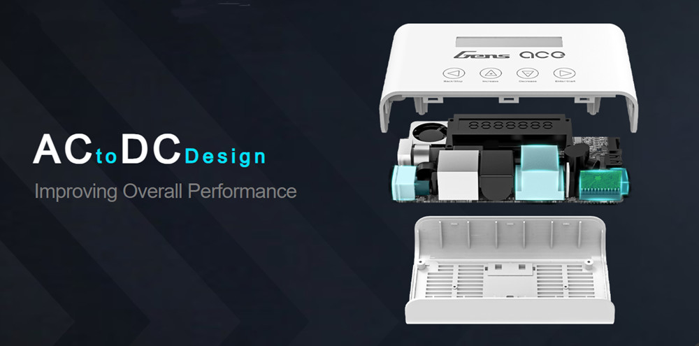 Gens ace IMARS 3 uses AC-DC direct charging method