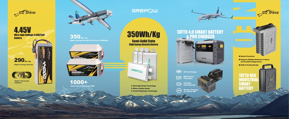 Grepow exhibiting products at Drone Show Korea 2025