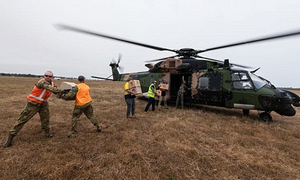 rescue Australian wildfires